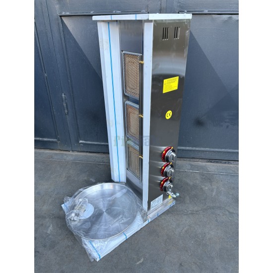 Gazmer Onaylı 3 Radyanlı Gazlı (CE) Döner Ocağı