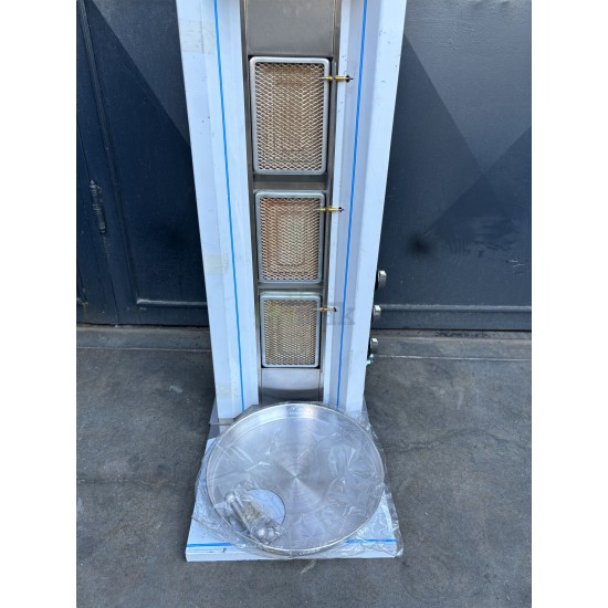 Standart 3 Radyanlı Doğalgazlı Döner Ocağı ( CE Belgeli )