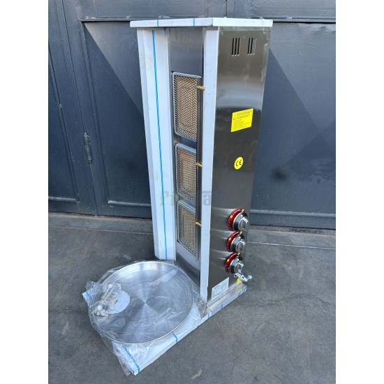 Standart 3 Radyanlı Doğalgazlı Döner Ocağı ( CE Belgeli )