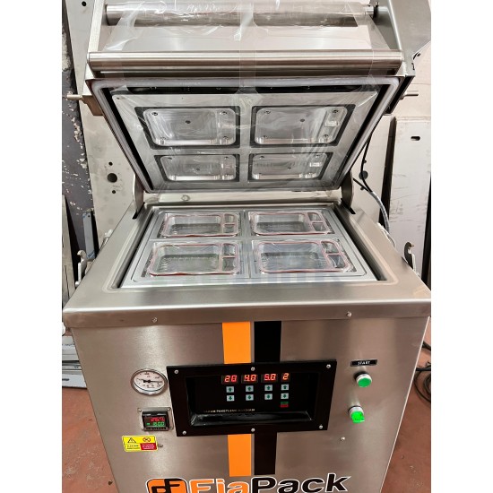 Çiğ Köfte Porsiyon Map Tabak Kapatma Yarı Otomatik Gazlı Kase Kapatma Vakum Makinesi