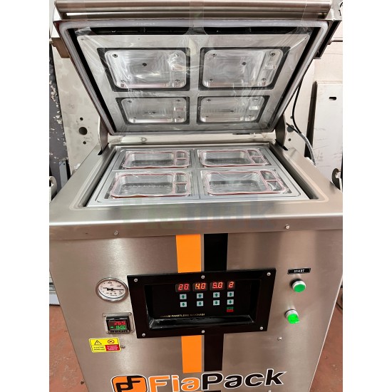 Çiğ Köfte Porsiyon Map Tabak Kapatma Yarı Otomatik Gazlı Kase Kapatma Vakum Makinesi