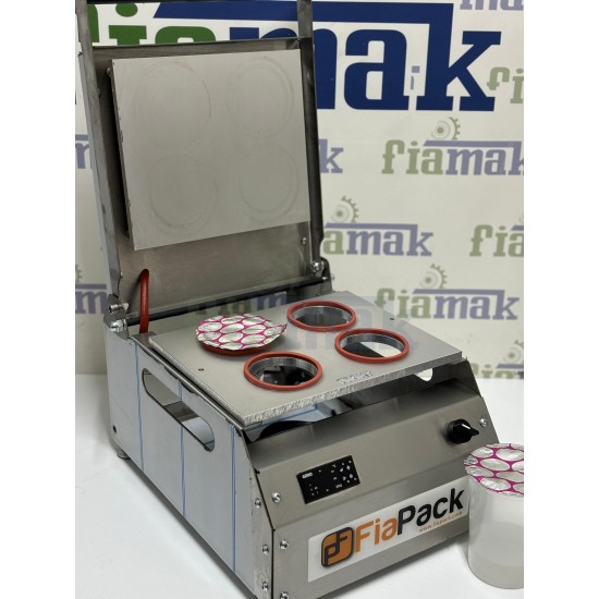 Pamuk Şeker Ambalajlama Makinesi Kase Kapatma Bardak Kapatma Makinası