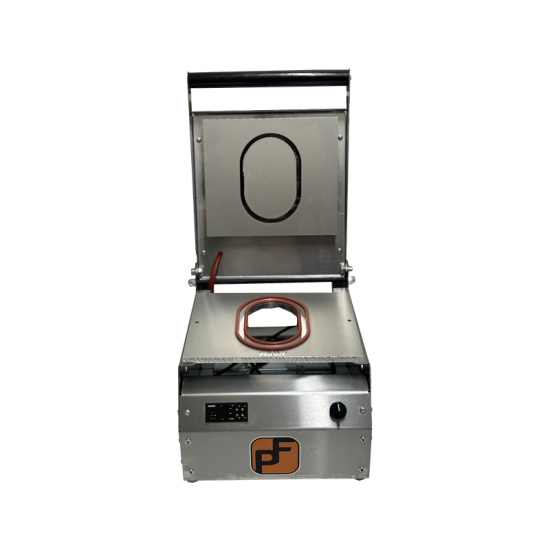 Tabak Kapatma Makinesi Sıcak Yemek Paketleme Makinası Oval Kap 117 x 177 mm