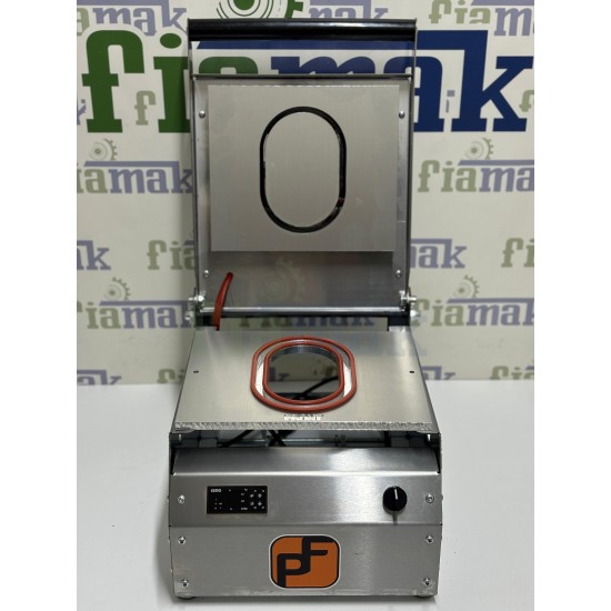 Tabak Kapatma Makinesi Sıcak Yemek Paketleme Makinası Oval Kap 117 x 177 mm