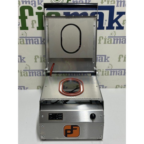 Tabak Kapatma Makinesi Sıcak Yemek Paketleme Makinası Oval Kap 117 x 177 mm