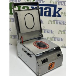 Tabak Kapatma Makinesi Sıcak Yemek Paketleme Makinası Oval Kap 117 x 177 mm