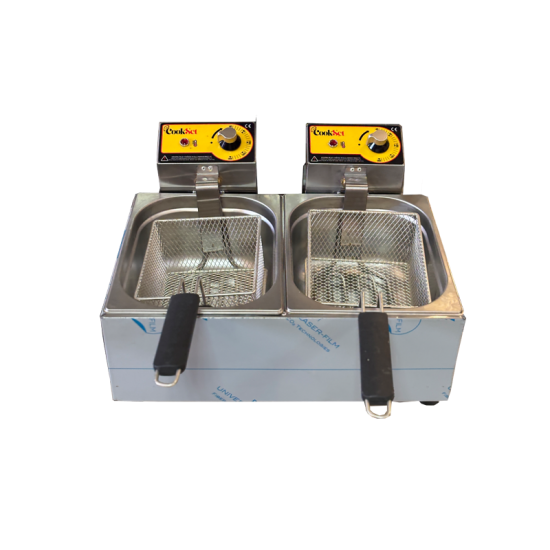 Cookset Elektrikli Fritöz 5+5 (10 LT)