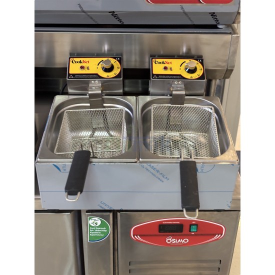 Cookset Elektrikli Fritöz 5+5 (10 LT)