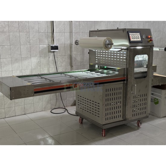 Fiapack Tam Otomatik Gıda Map Modifiye Atmosfer Tabak Kapatma Paketleme Makinesi