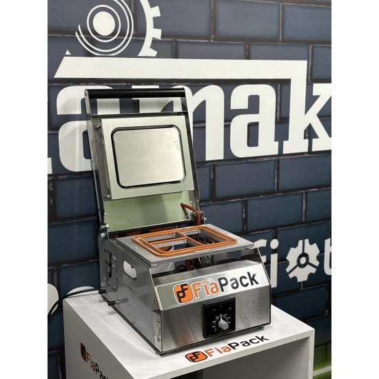 Fiapack Yemek Paketleme Makinesi 3 lu Yemek Kapatma Makinası 3 Bölmeli Kase Kapatma