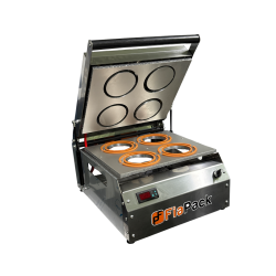 Paslanmaz 4 Adet Bardak Kapatma Makinesi Bardak Paketleme Makinası