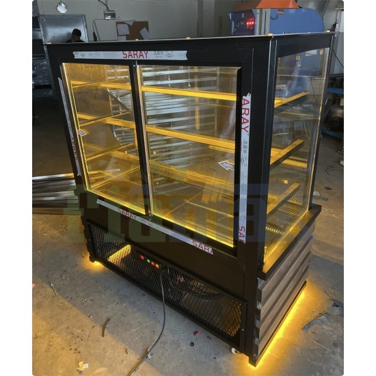 100 cm Premium Pasta ve Tatlı Teşhir Dolabı (Fanlı Soğutma)