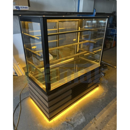 100 cm Premium Pasta ve Tatlı Teşhir Dolabı (Fanlı Soğutma)