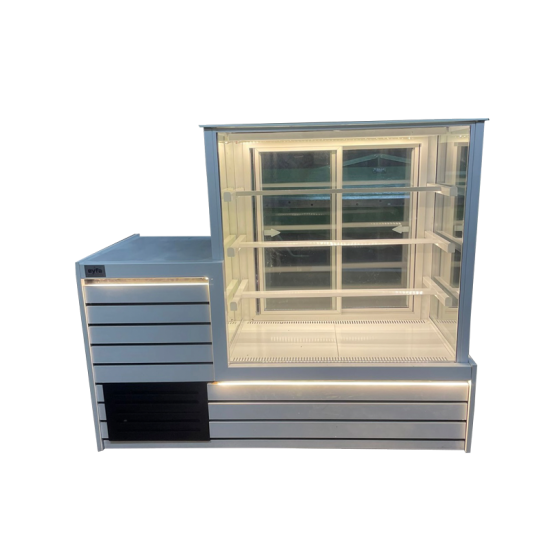 Fiamak Bankolu Pasta Teşhir Dolabı 130 CM