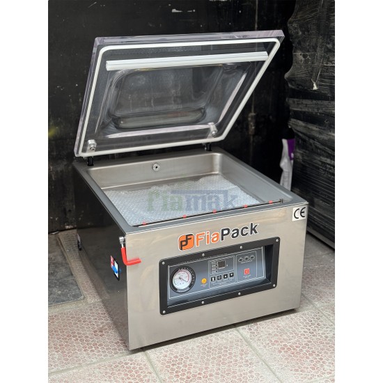 FiaPack Masaüstü Vakum Makinesi FPC51 – 51 cm Tek Çene Dijital Gıda Koruma Sistemi (Geniş Hazne)