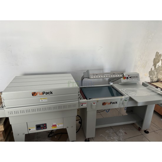 FiaPack Yarı Otomatik L-Kesim Tünelli Shrink Ambalaj Makinesi – Yüksek Isı Kontrollü Seri Paketleme