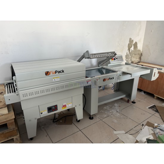 FiaPack Yarı Otomatik L-Kesim Tünelli Shrink Ambalaj Makinesi – Yüksek Isı Kontrollü Seri Paketleme