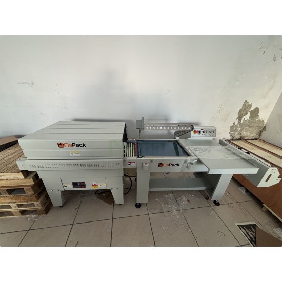 FiaPack Yarı Otomatik L-Kesim Tünelli Shrink Ambalaj Makinesi – Yüksek Isı Kontrollü Seri Paketleme
