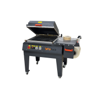 Profesyonel FiaPack Kapaklı Shrink Ambalaj Makinesi – Tek Adımda Kesme ve Mühürleme (50x60 cm)