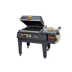 Profesyonel FiaPack Kapaklı Shrink Ambalaj Makinesi – Tek Adımda Kesme ve Mühürleme (50x60 cm)