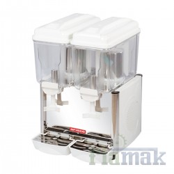 Arisco Corolla 2S Meyve Suyu Dispenseri – 2x12 Litre, Polikarbon Hazne, Sessiz Soğutma