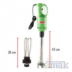 Arisco MX40 Çift Başlıklı Profesyonel El Blenderi – 40 cm Karıştırıcı, 35 cm Çırpıcı, 400W, Hız Ayarlı