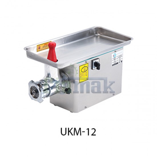 Bosfor UKM-12 12 No Kıyma Makinesi – 125 kg/saat, 220V, Paslanmaz Çelik Gövde